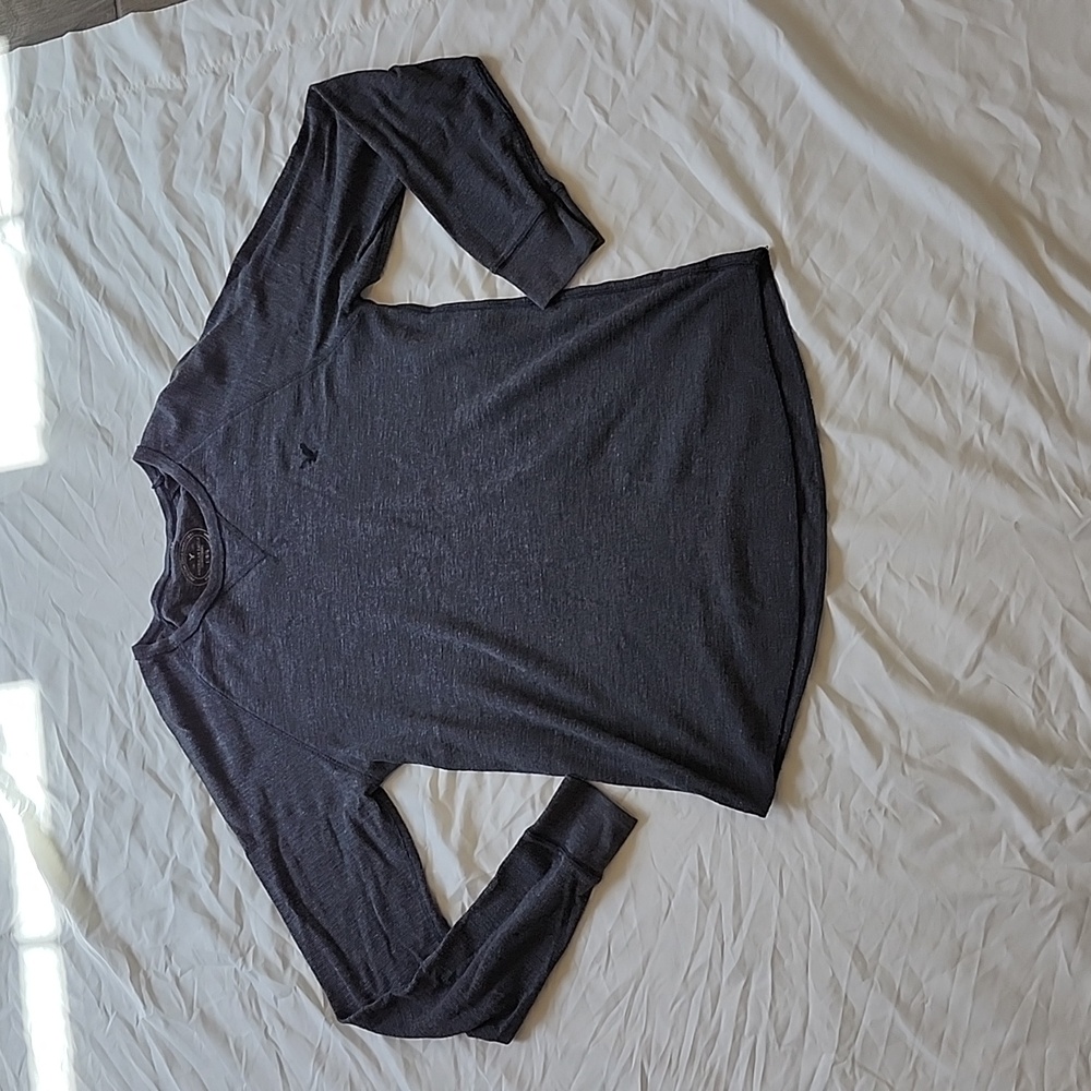 Men's American Eagle Grey Long sleeve shirt